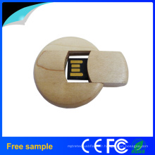 Carte de cercle de bois naturel UDP USB Stick